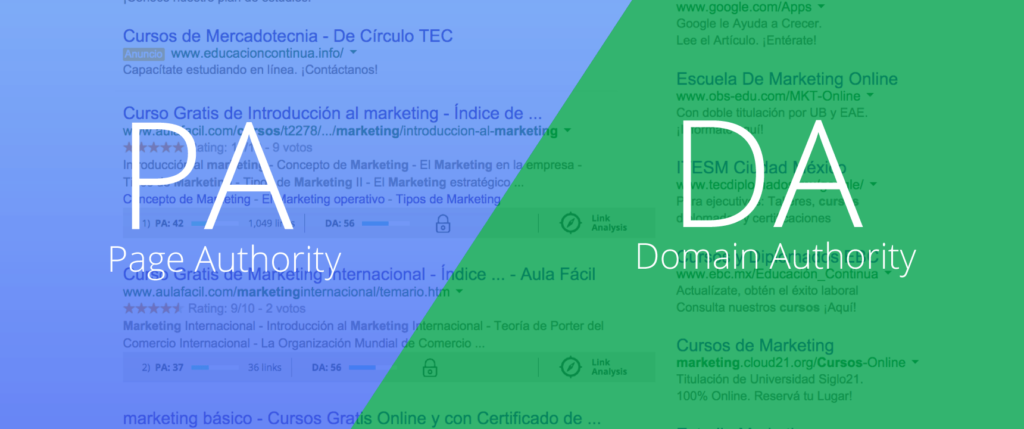 DA y PA: métricas importantes en el SEO