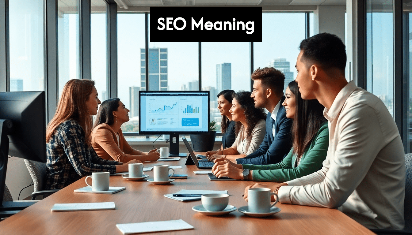Profesional analizando datos de tráfico orgánico en portátil antes de contratar servicios SEO