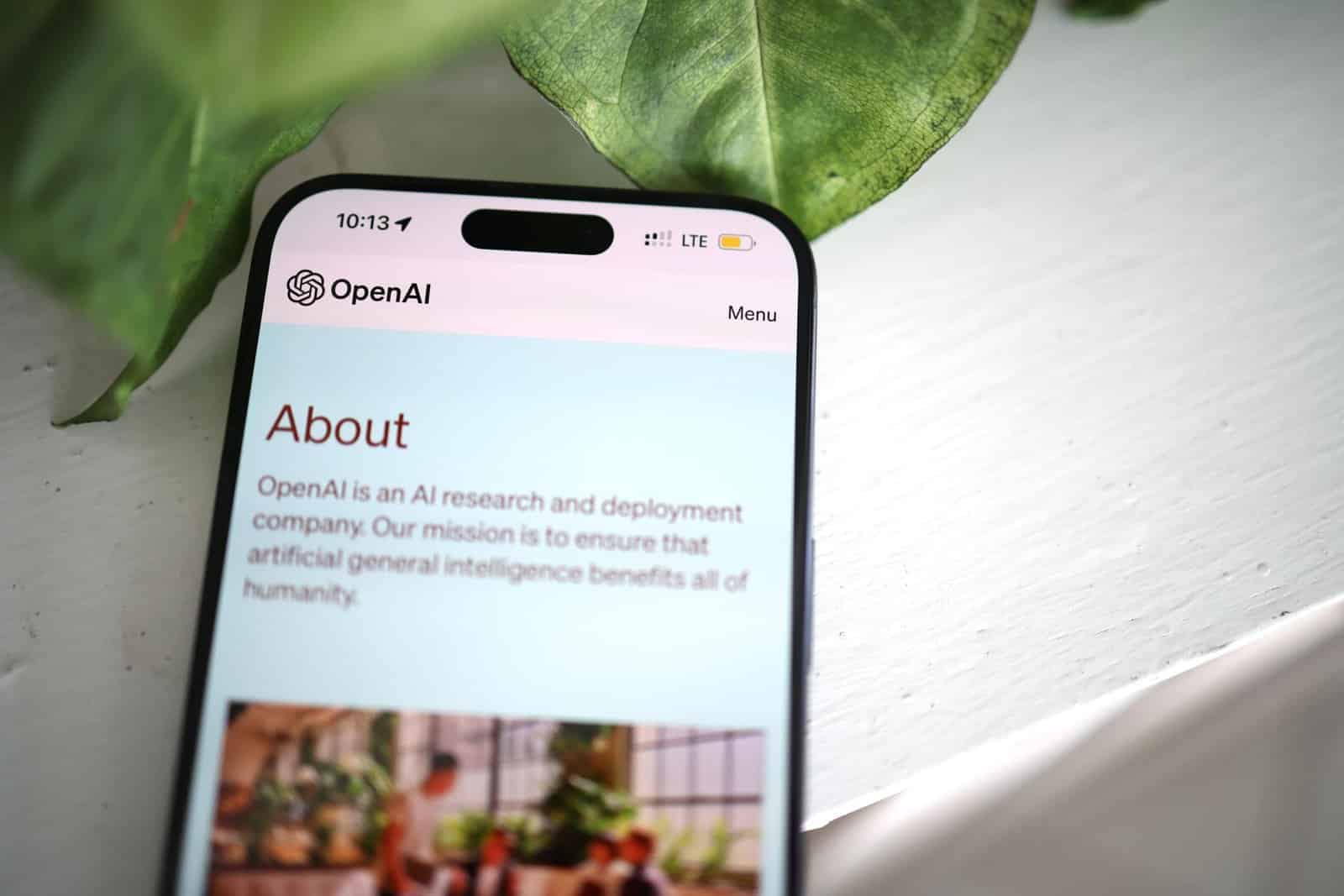 Carta de comida en formato web legible desde la pantalla de un móvil